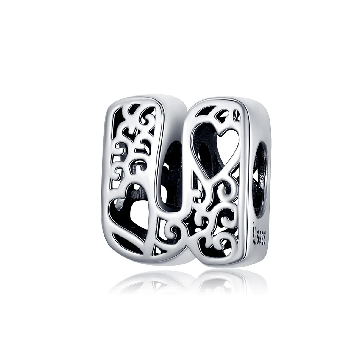 Pandora Style Silver Magic Letter U Charm - SCC1229-U