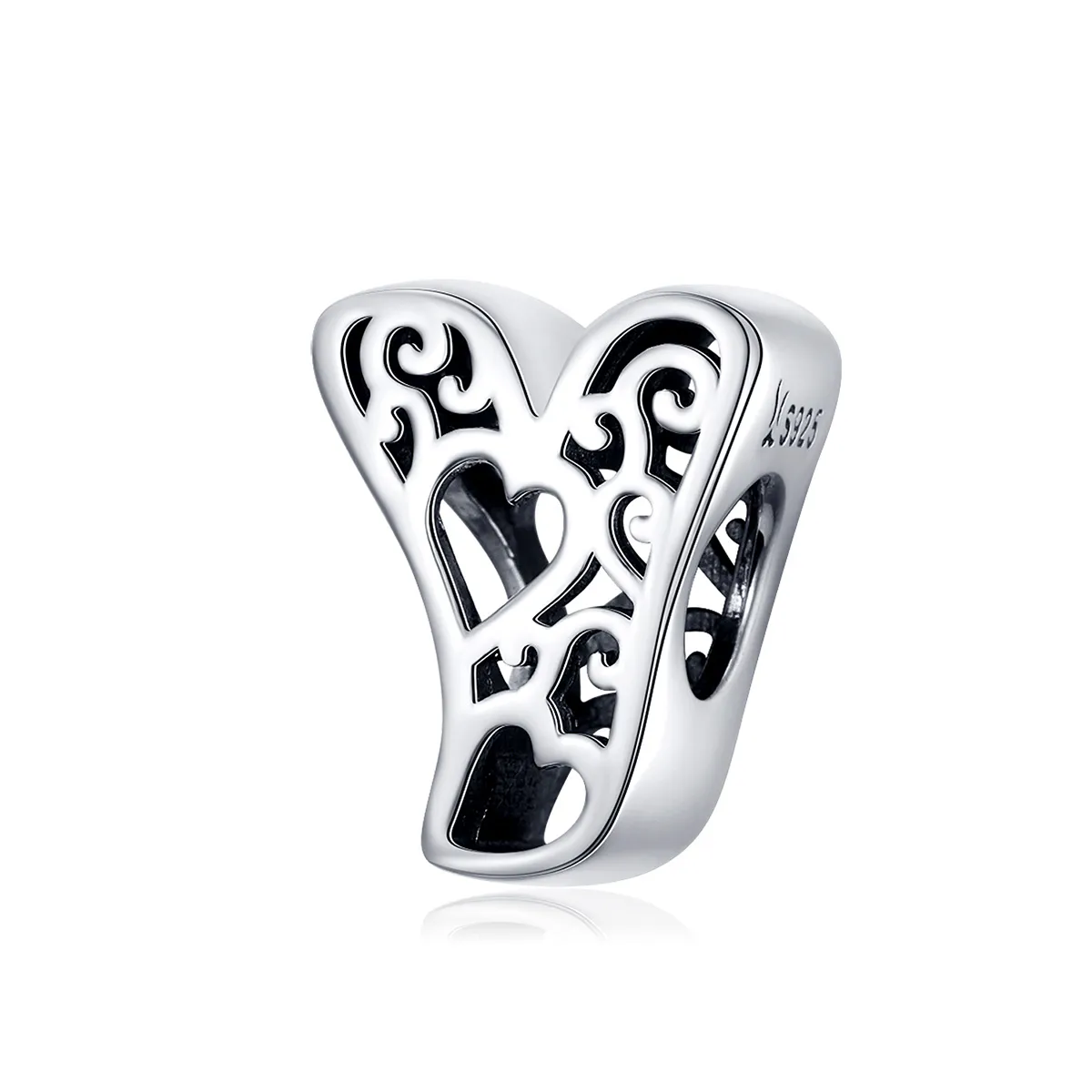 pandora style silver magic letter y charm scc1229y