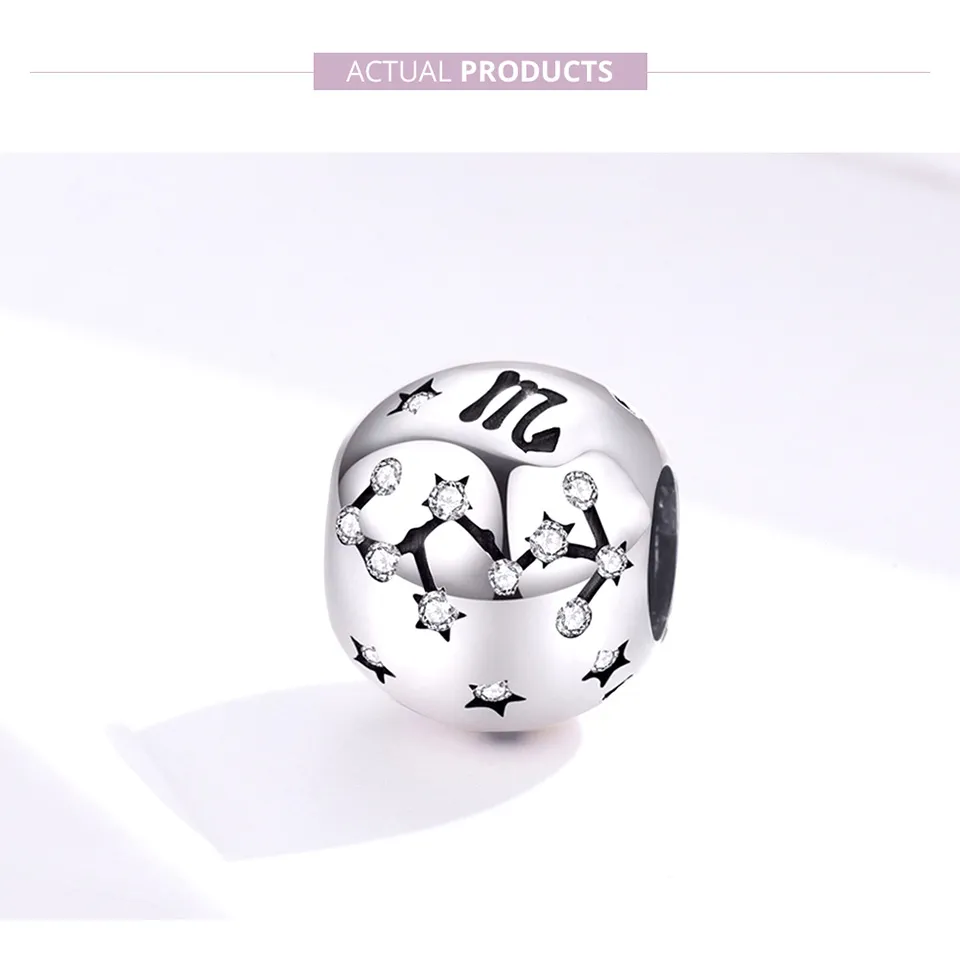 Pandora Style Silver Scorpio Charm - SCC1218-8