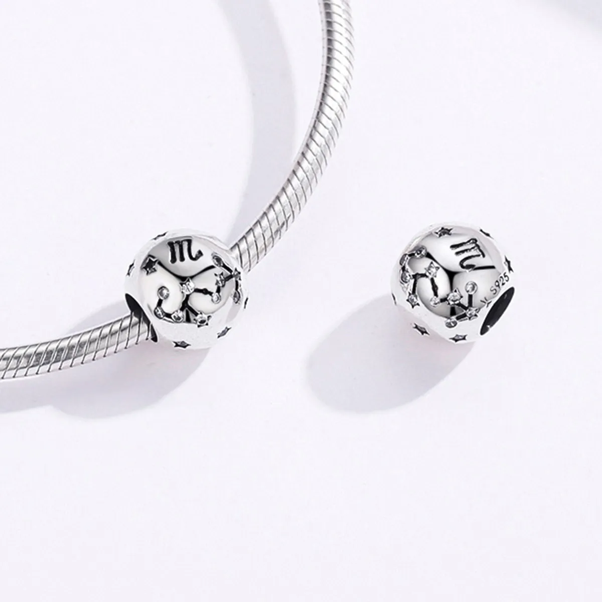 Pandora Style Silver Scorpio Charm - SCC1218-8