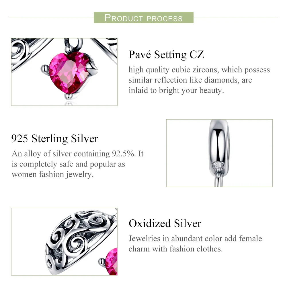 Pandora Style Silver Secret Fruit Dangle - SCC1114