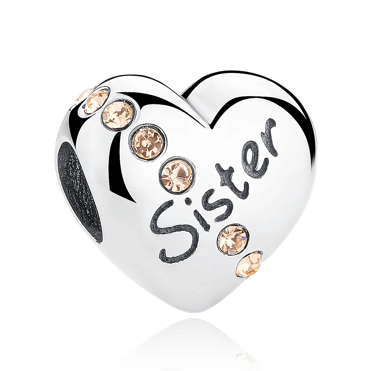 Pandora Style Silver Sister Charm - SCC008