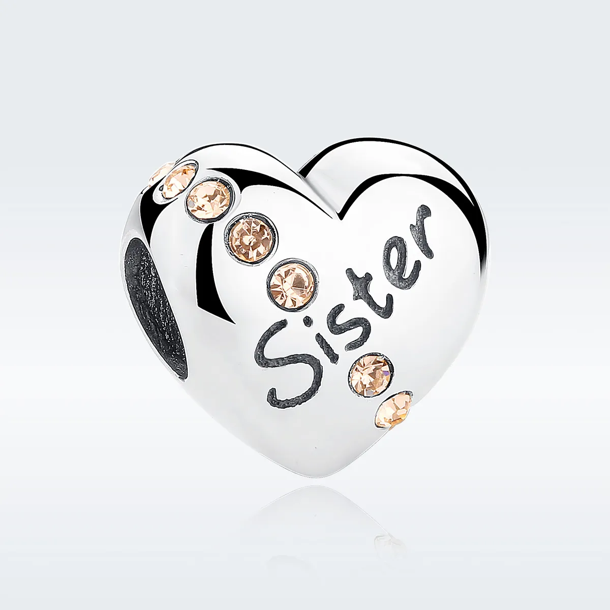 Pandora Style Silver Sister Charm - SCC008