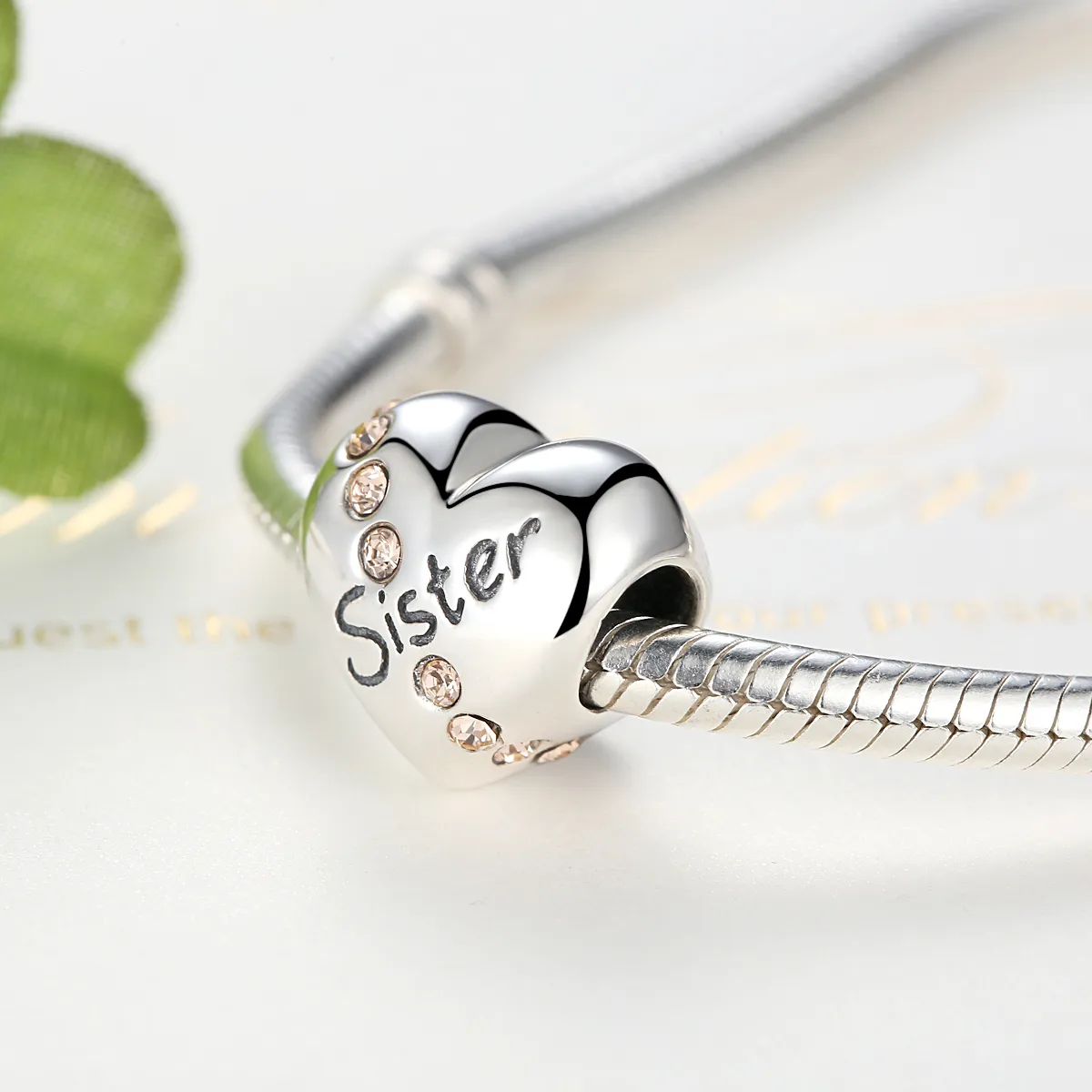 Pandora Style Silver Sister Charm - SCC008