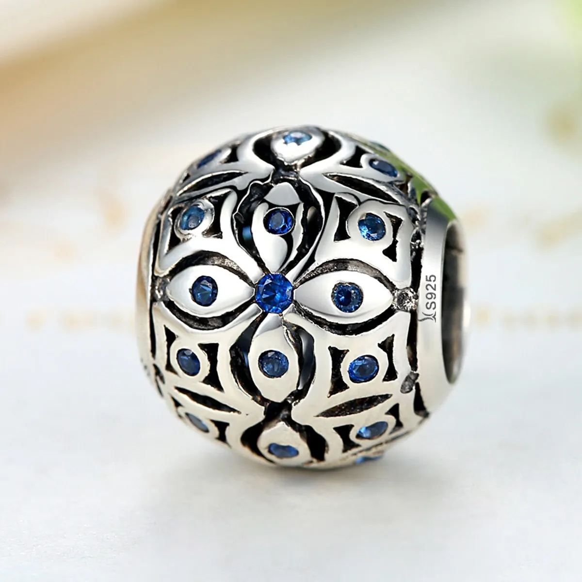 Pandora Style Silver Summer Flower Charm - SCC059