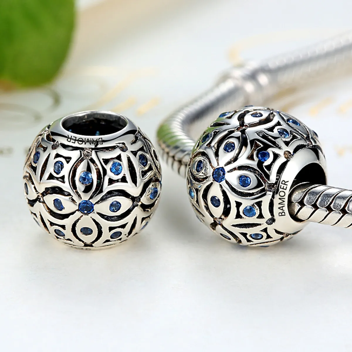 Pandora Style Silver Summer Flower Charm - SCC059