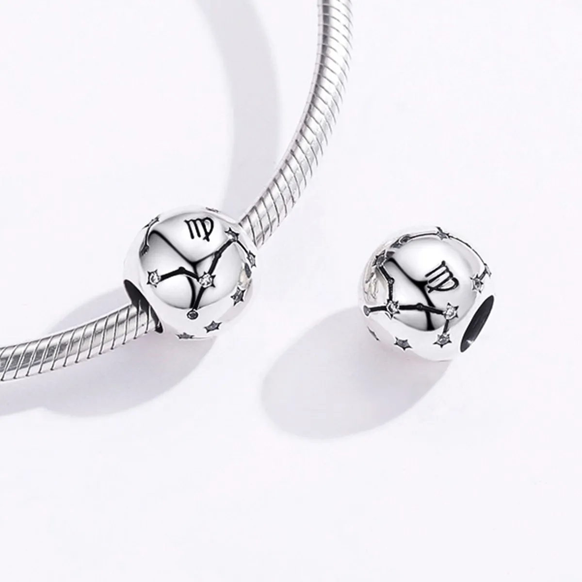 Pandora Style Silver Virgo Charm - SCC1218-6