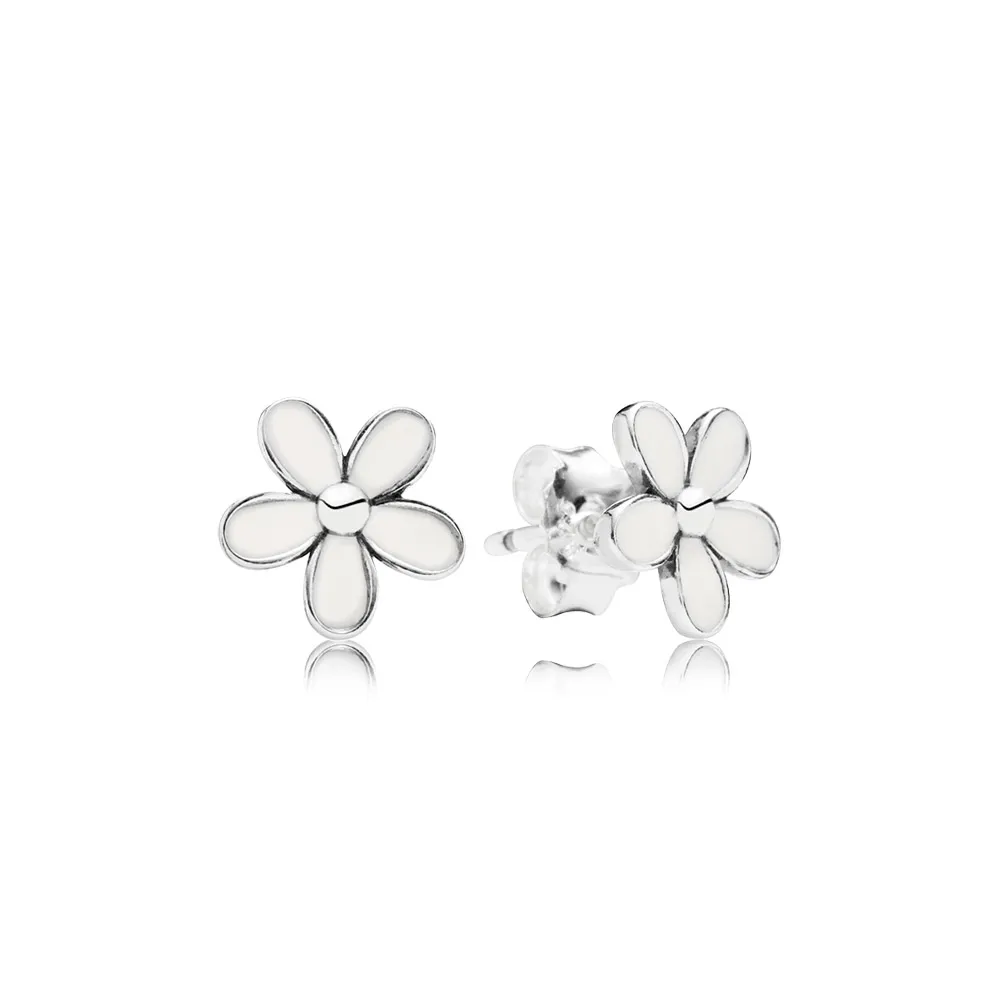 pandora daisy flower stud earrings 290538en12