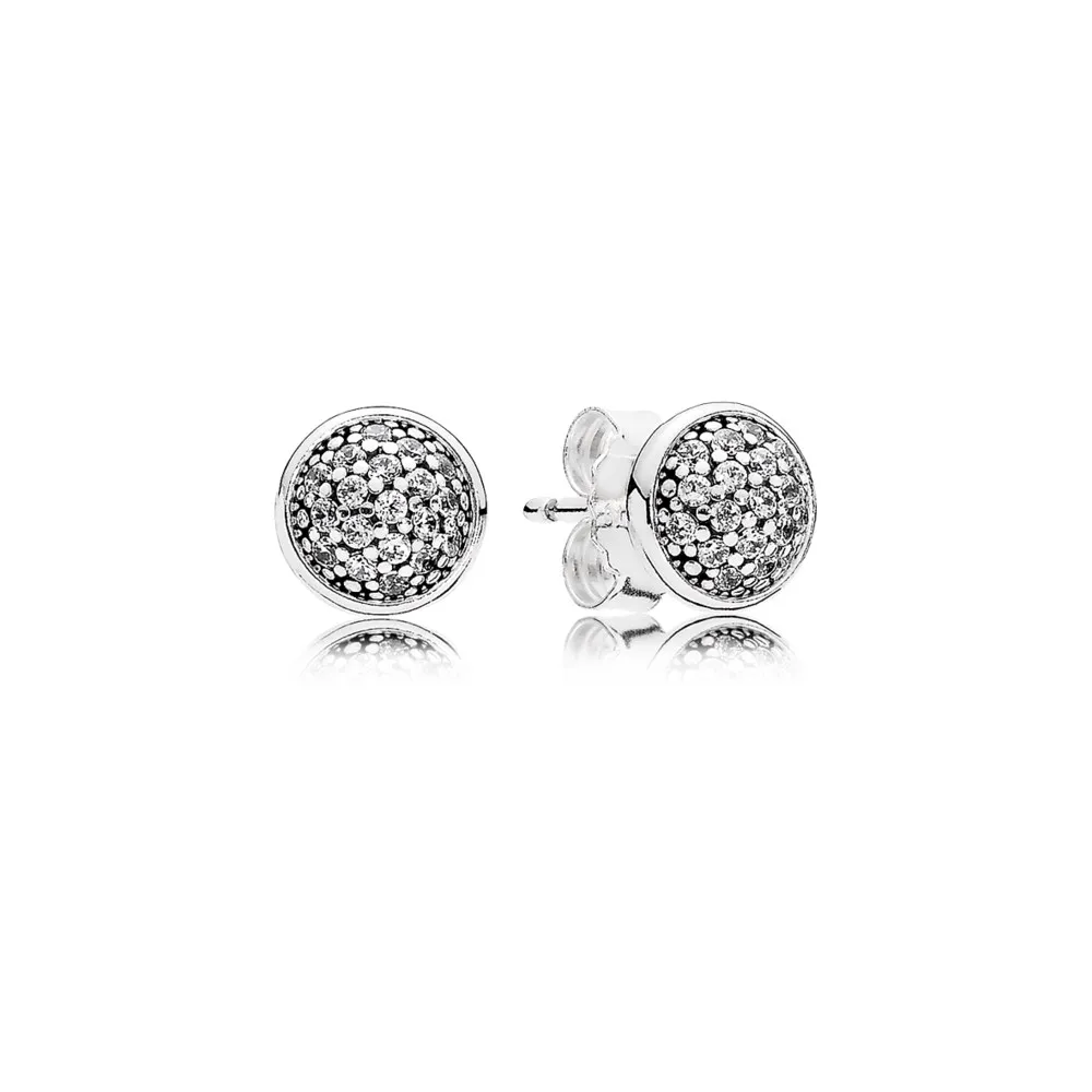 pandora dazzling droplets with clear cz stud earrings 290726cz