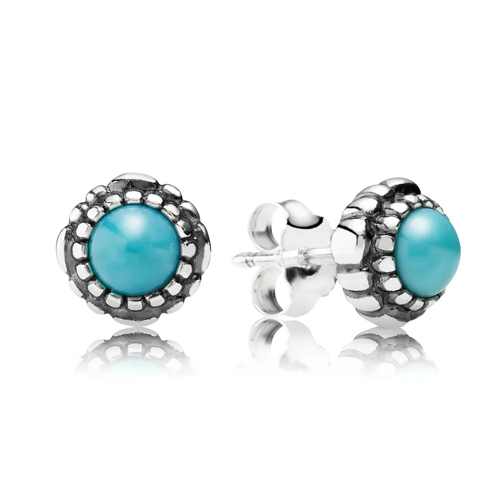 pandora december birthstone stud earrings 290543tq