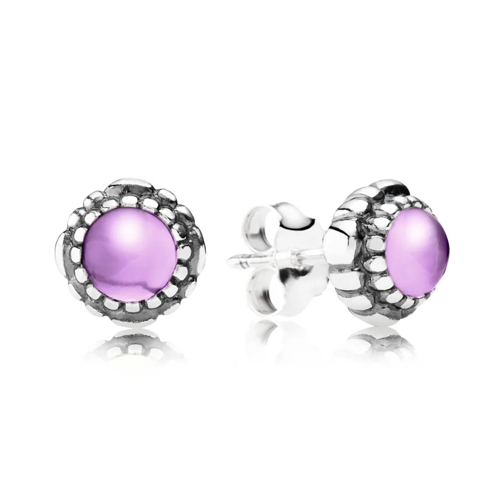 pandora february birthstone stud earrings 290543am