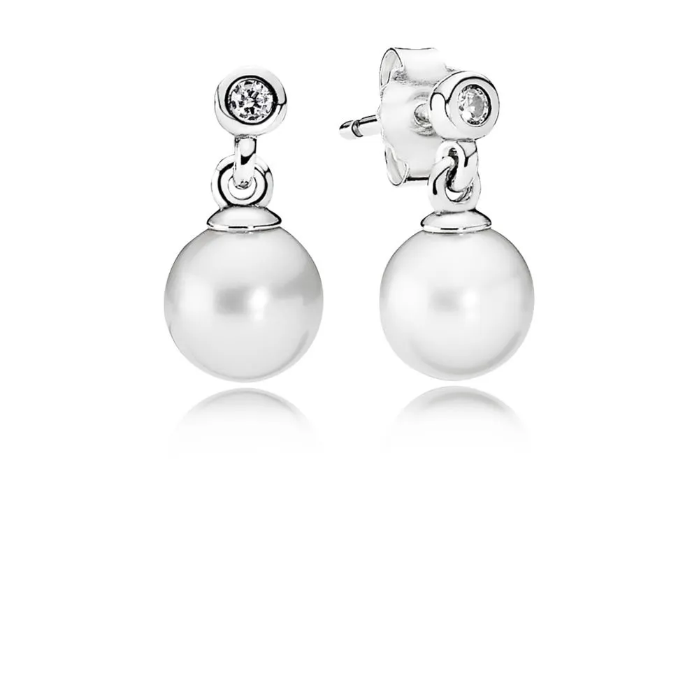 pandora luminous elegance drop earrings 290694p