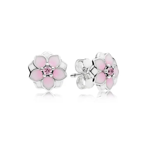 pandora magnolia bloom stud earrings 290739pcz