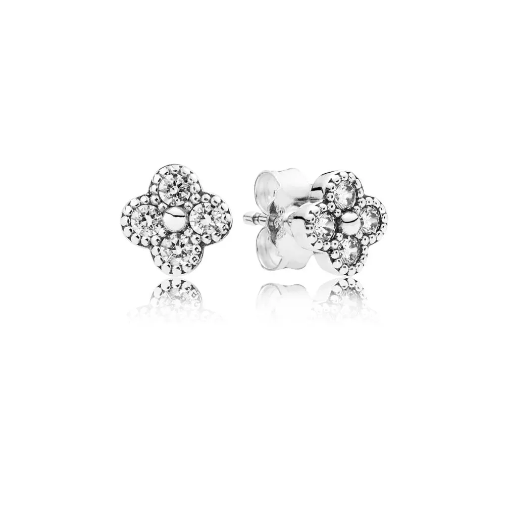 pandora oriental blossom stud earrings 290647cz