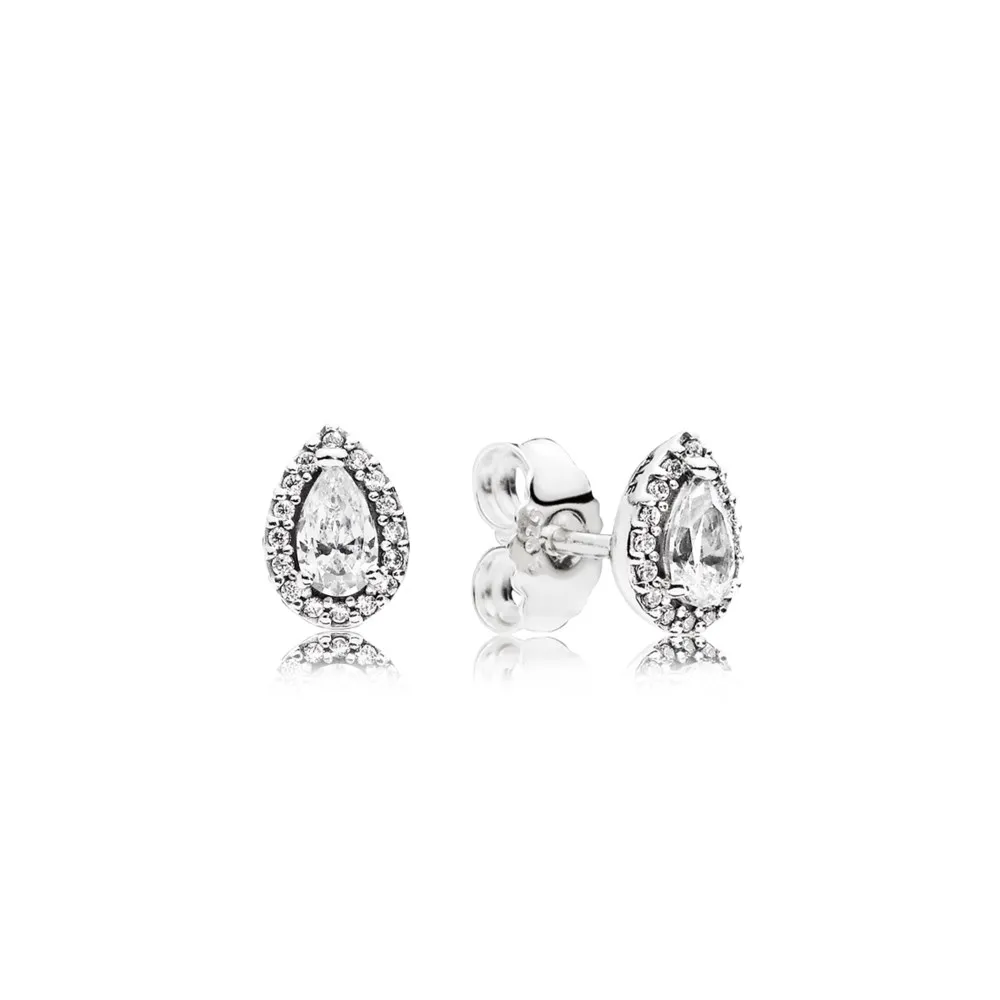 PANDORA Radiant Teardrops Clear CZ Stud Earrings - 296252CZ