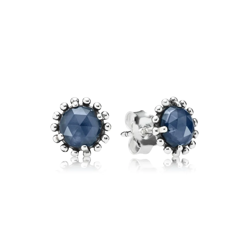 PANDORA Shining Midnight Crystal Stud Earrings - 290561NBC