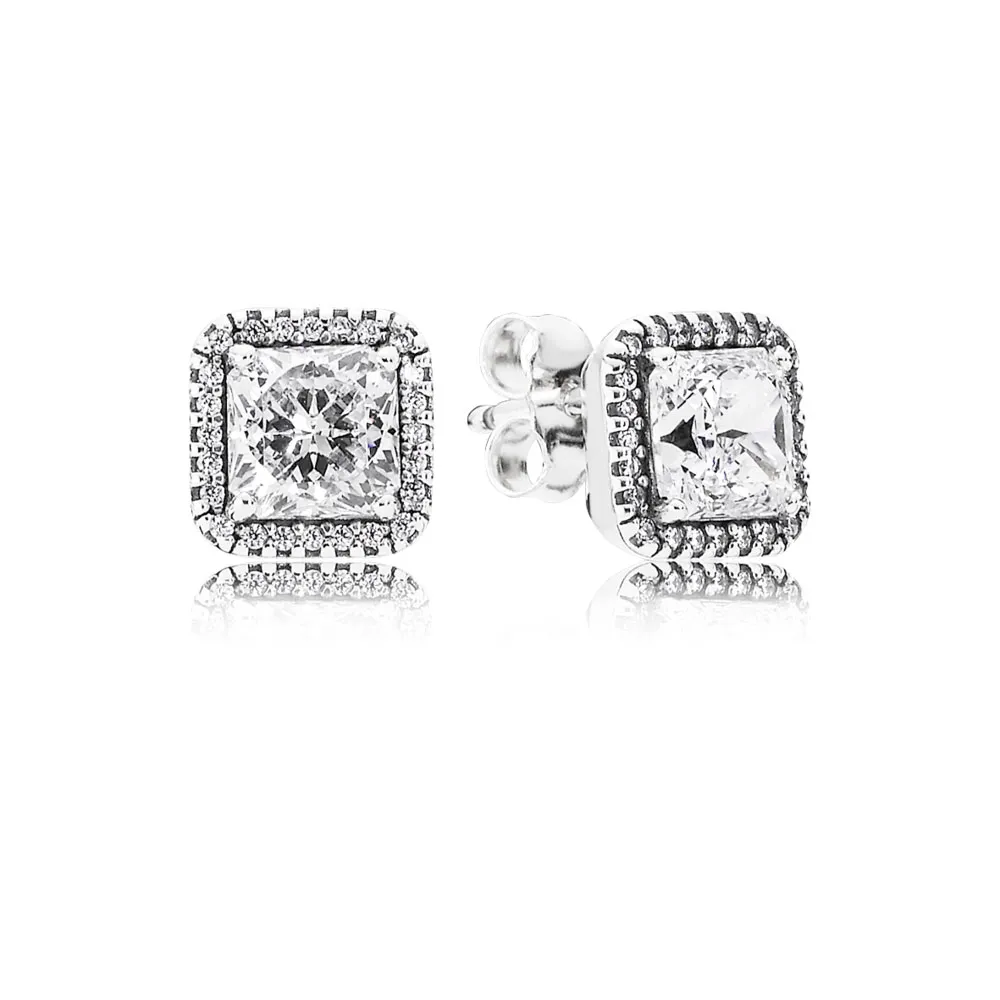 pandora timeless elegance stud earrings 290591cz