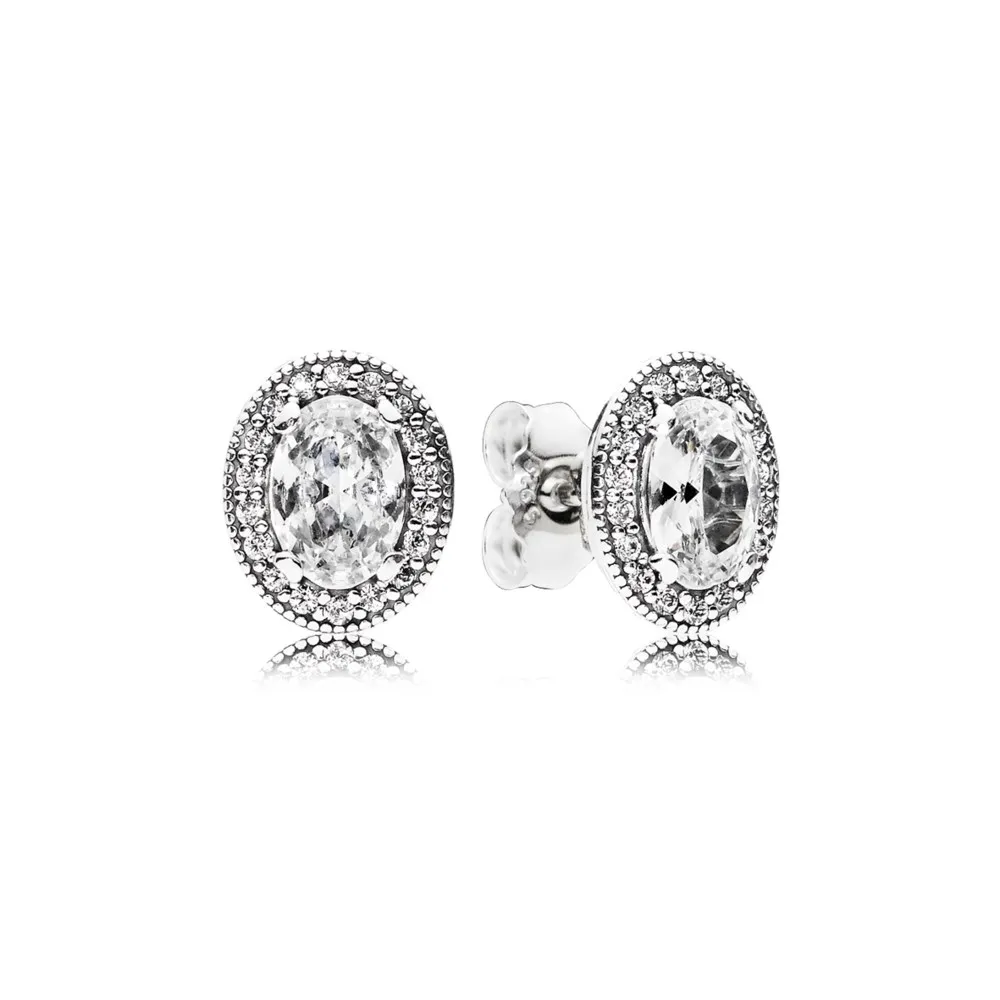 pandora vintage elegance stud earrings 296247cz