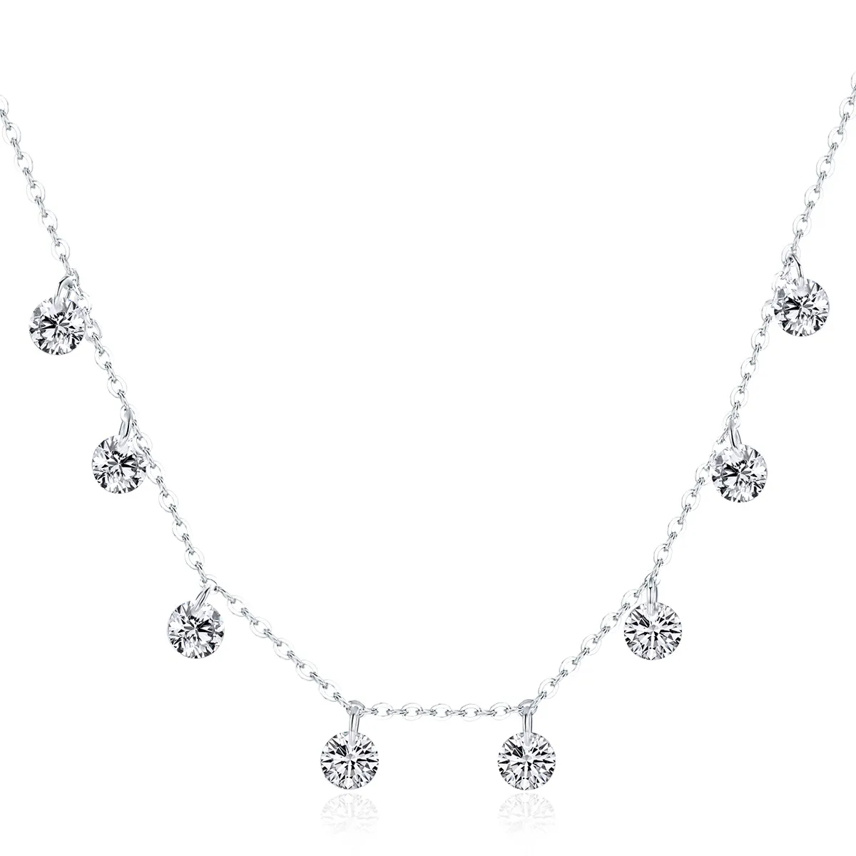 Pandora Style Silver Beauty of Simplicity Chain Necklace - SCN299