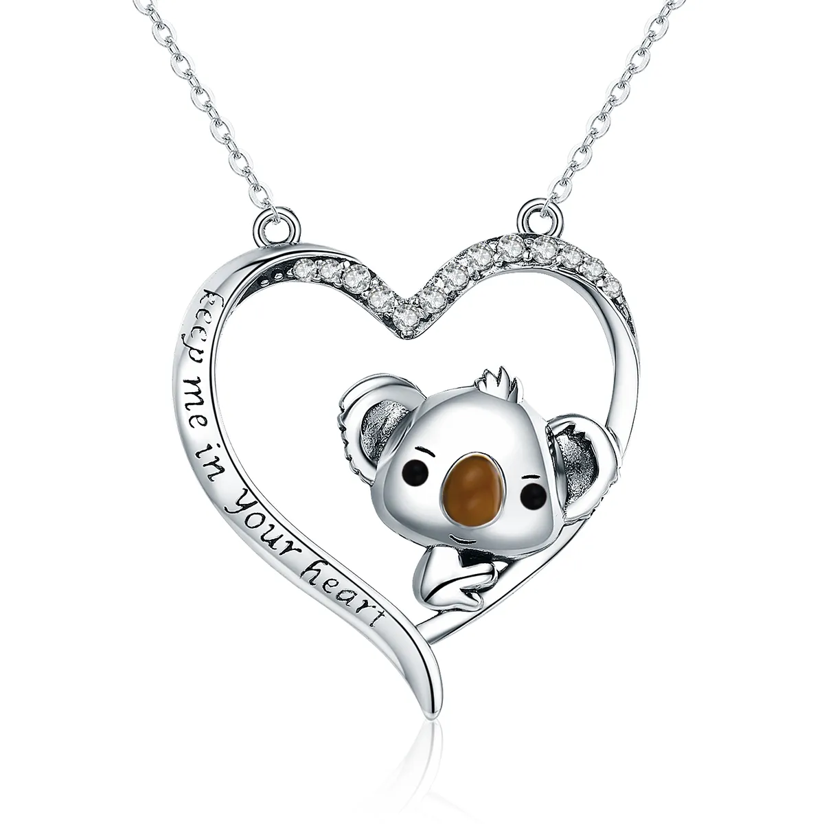 pandora style silver cute fairy necklace scn256