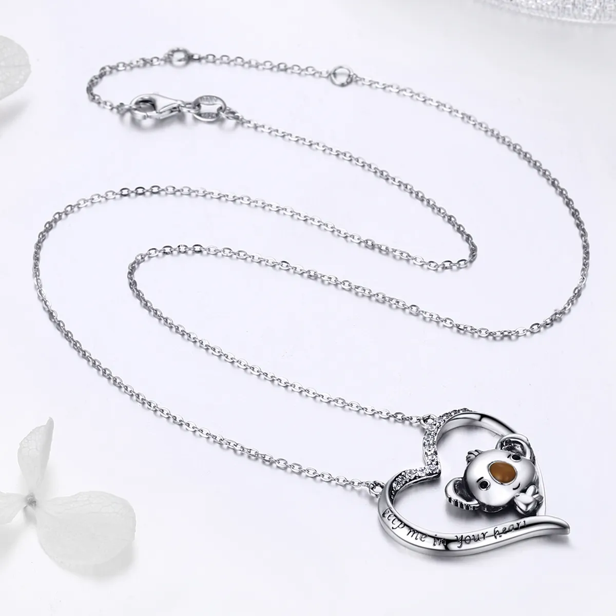 Pandora Style Silver Cute Fairy Necklace - SCN256