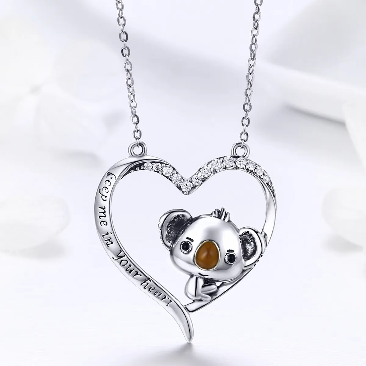 Pandora Style Silver Cute Fairy Necklace - SCN256