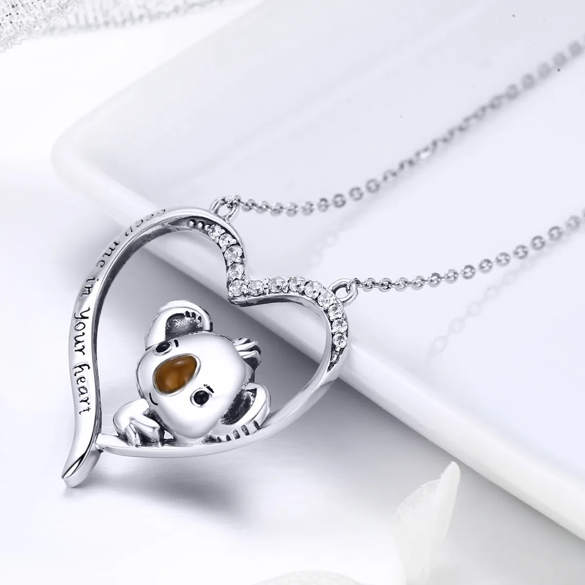 Pandora Style Silver Cute Fairy Necklace - SCN256