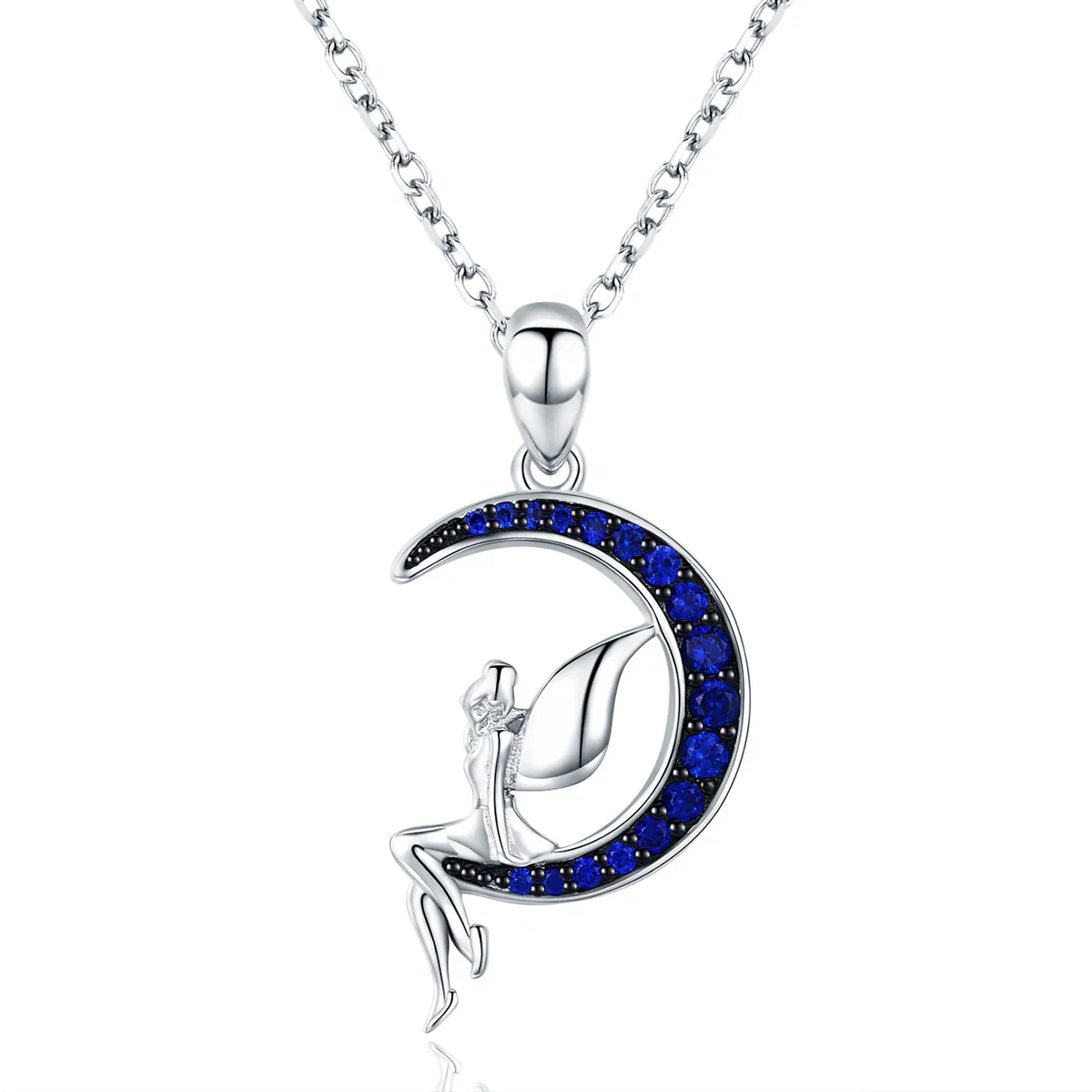 pandora style silver fairy of night necklace scn244