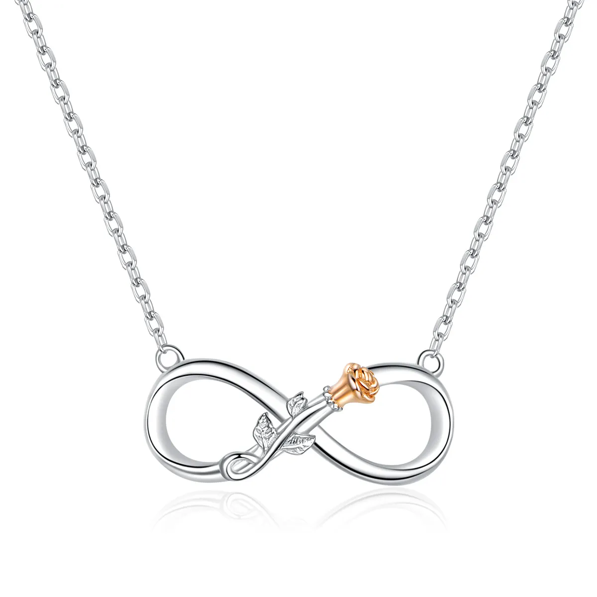 Pandora Style Silver Infinite Love Necklace - SCN371