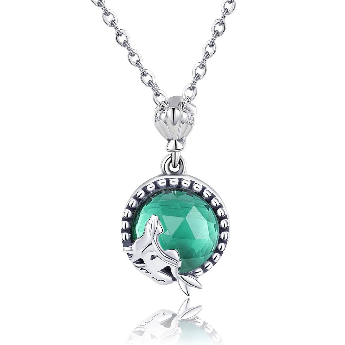 Pandora Style Silver Love of Mermaid Necklace - SCN262