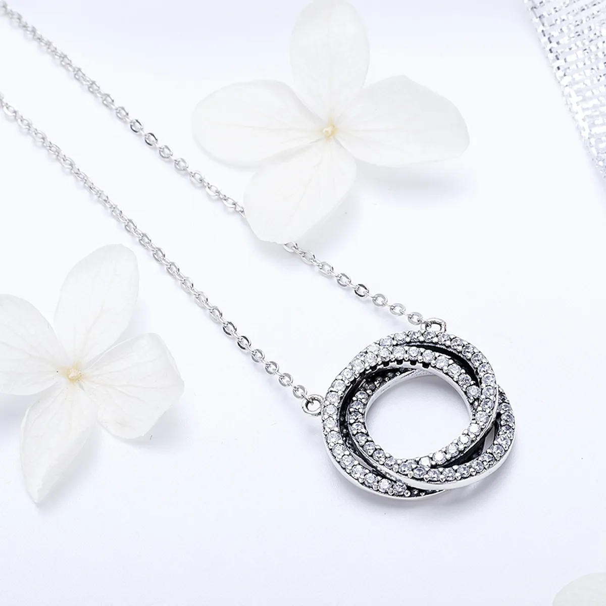 Pandora Style Silver Minimalism Necklace - SCN259