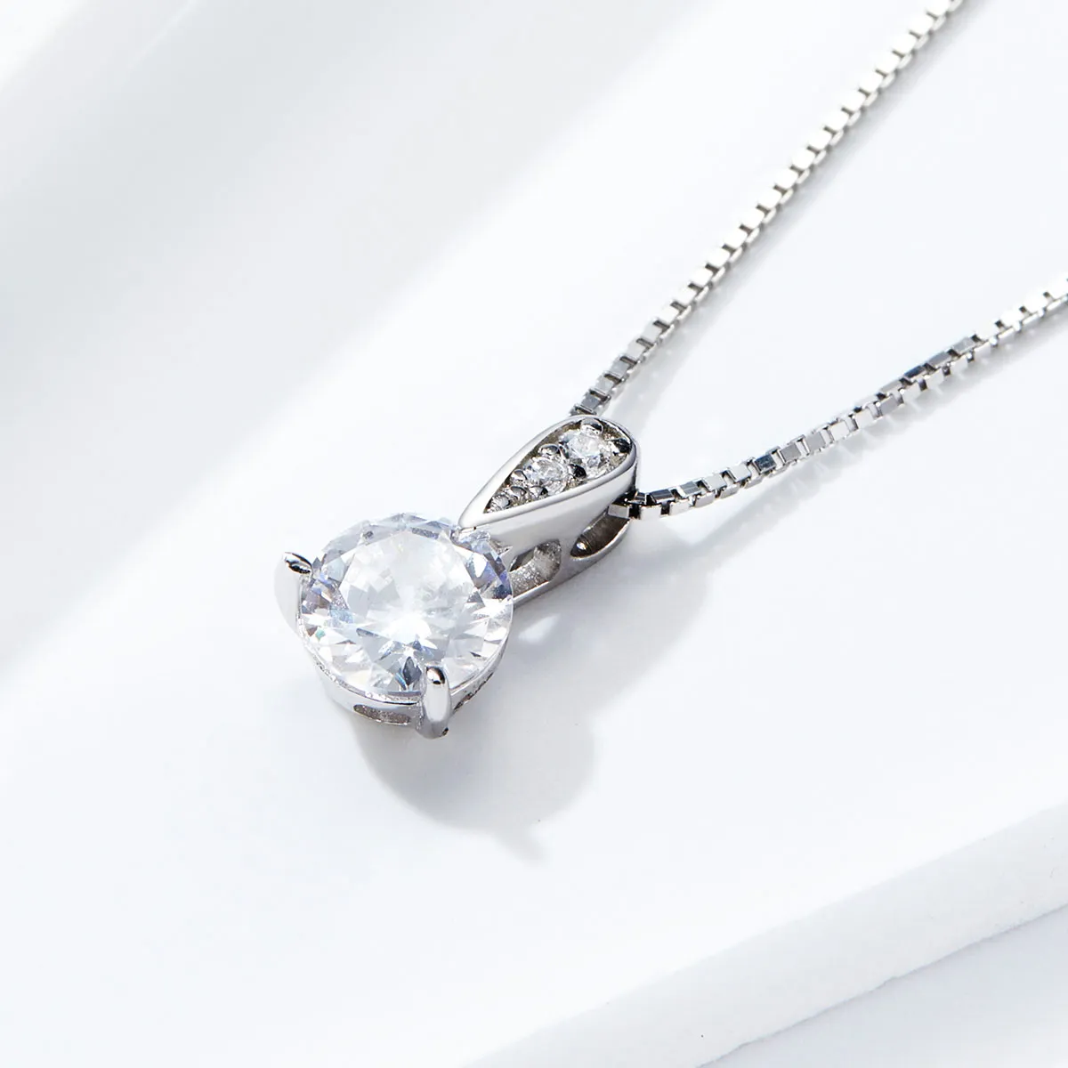 Pandora Style Silver Shining Time Necklace - SCN314