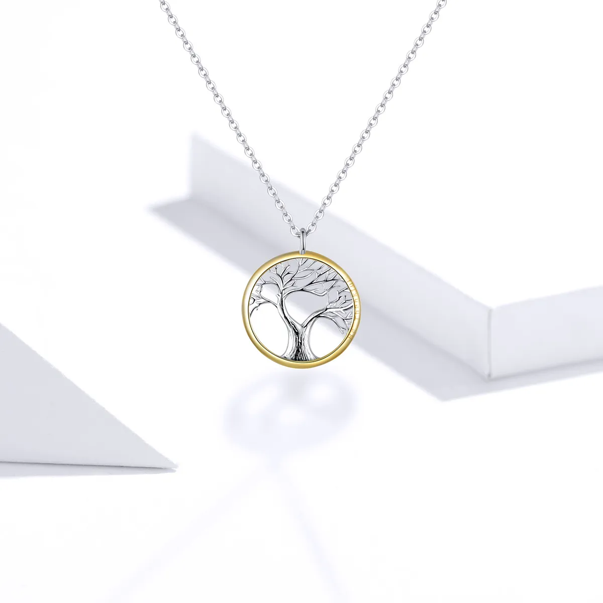 Pandora Style Silver Tree of Life Necklace - SCN367