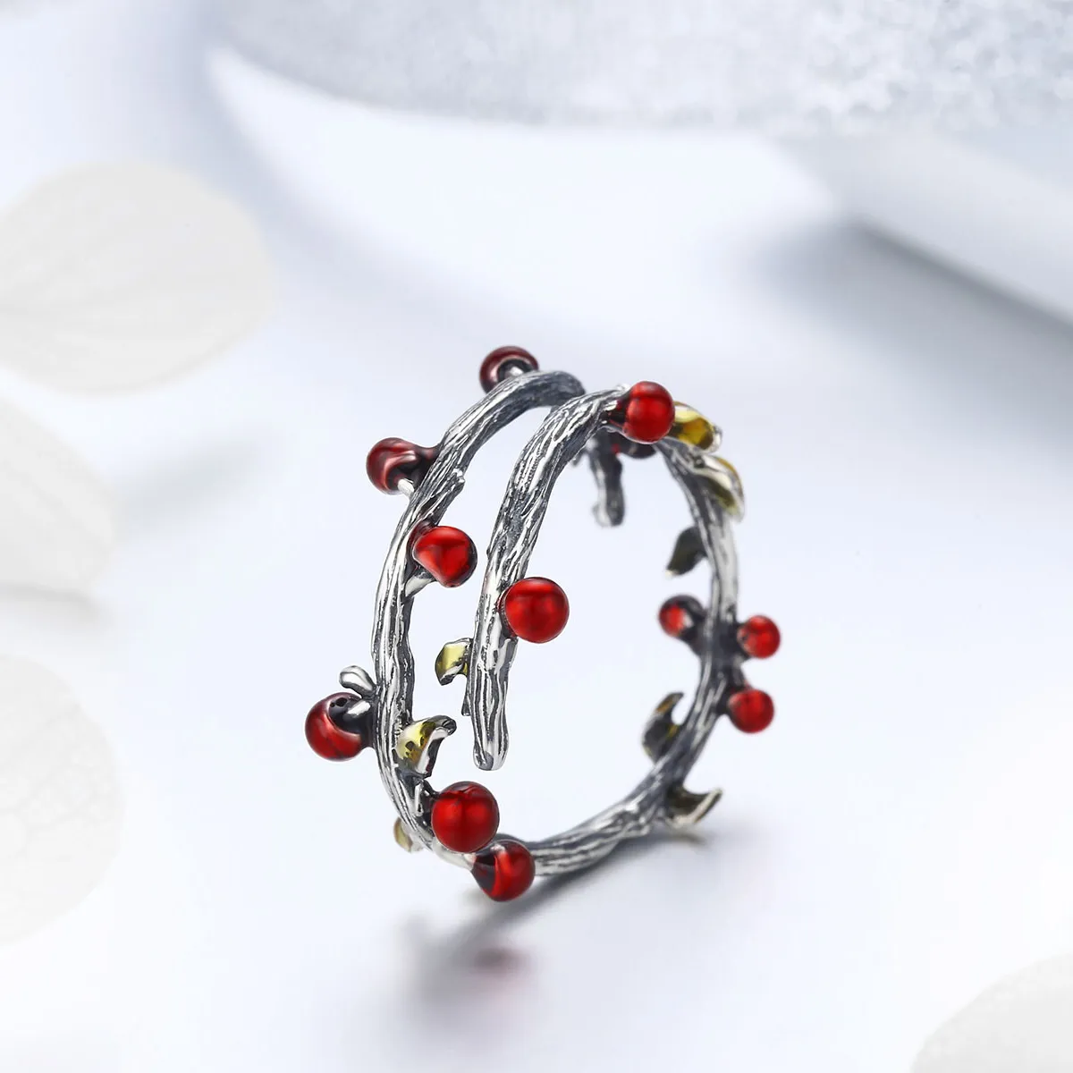 Pandora Style Silver Autumn Colors Ring - SCR442