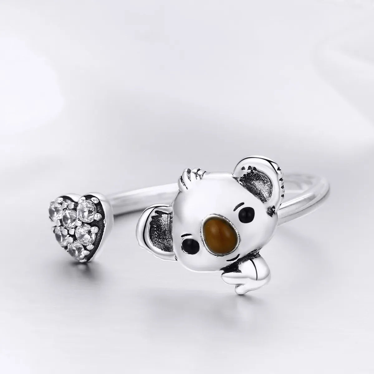 Pandora Style Silver Cute Fairy Ring - SCR355