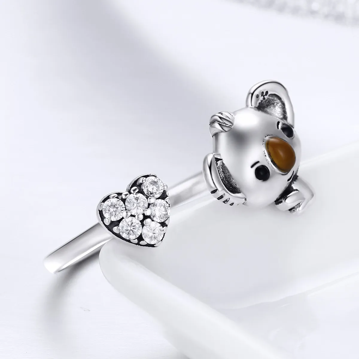 Pandora Style Silver Cute Fairy Ring - SCR355