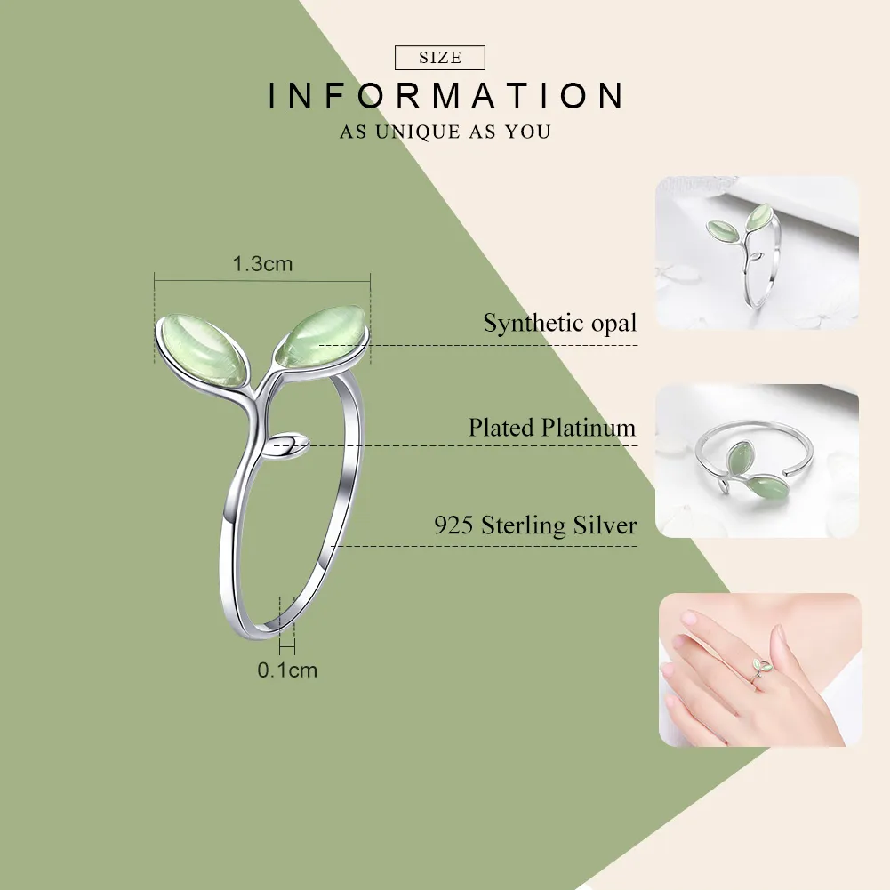 Pandora Style Silver Hope Ring - SCR453