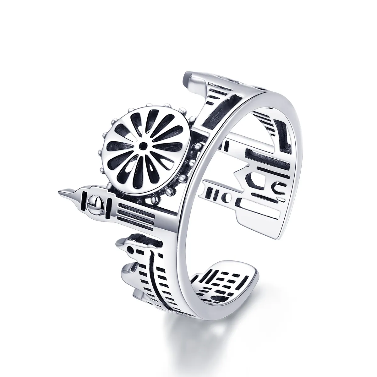 Pandora Style Silver London Ring - SCR474