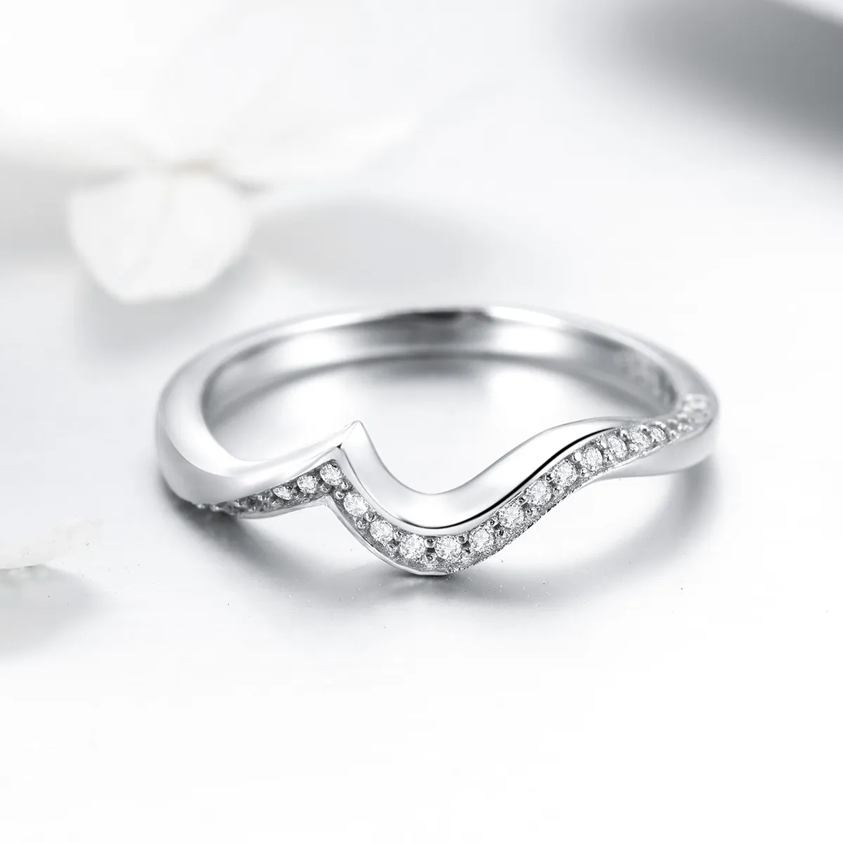 Pandora Style Silver Sharp Ring - SCR469