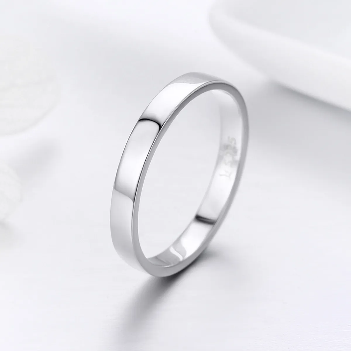 Pandora Style Silver Simple Feelings Ring - SCR343