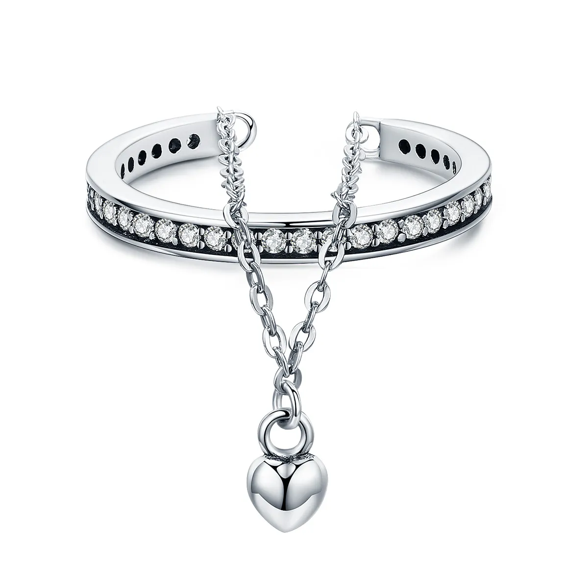 Pandora Style Silver Special One Ring - SCR291