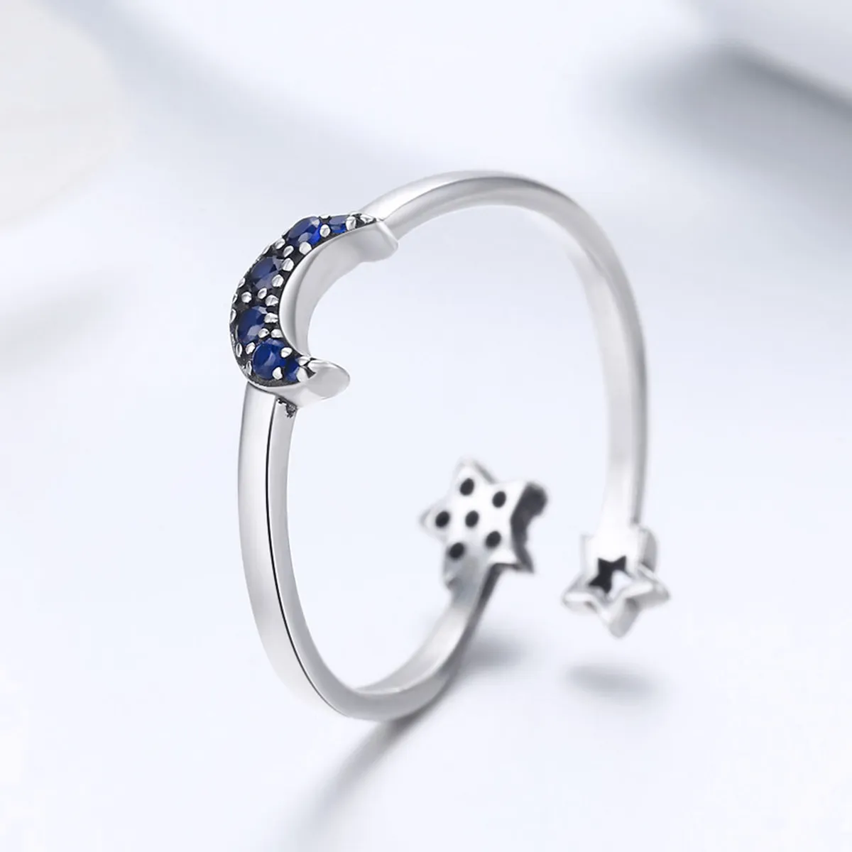 Pandora Style Silver Starry Sky Ring - SCR437